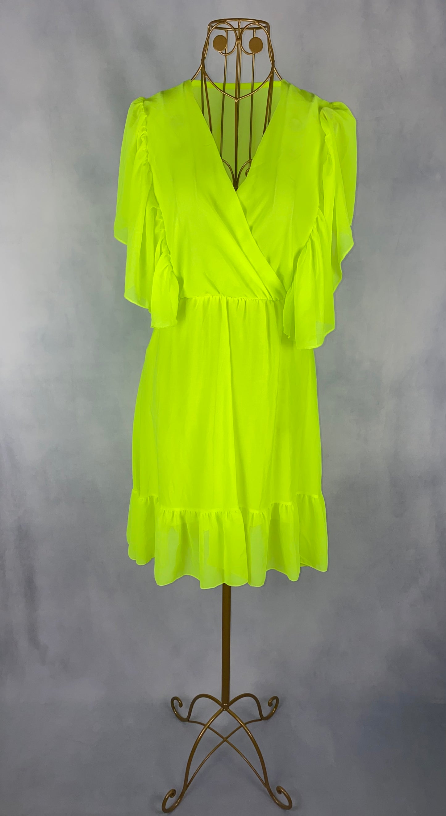 Kleid neon gelb