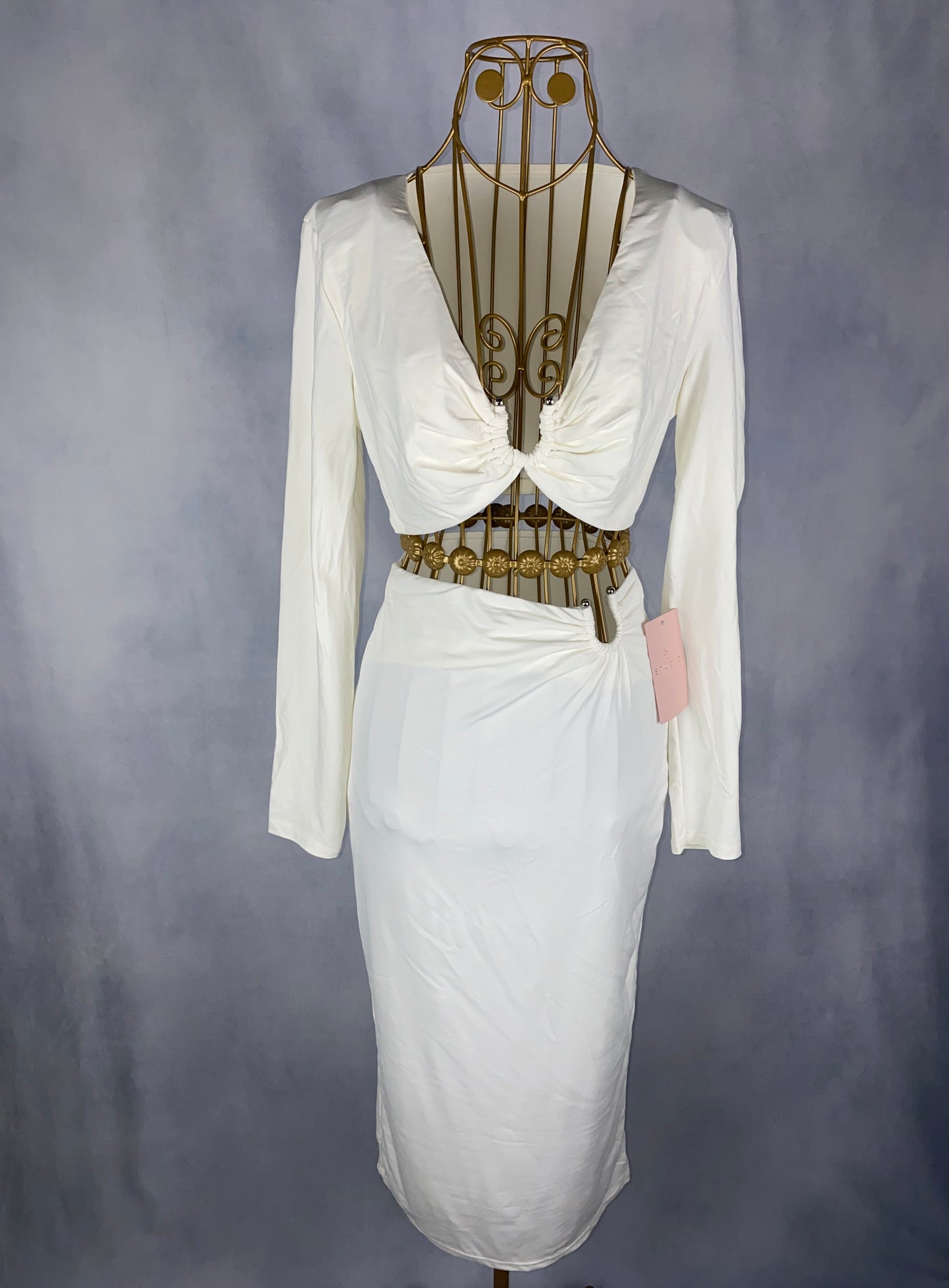Kleid zweiteiler weiß