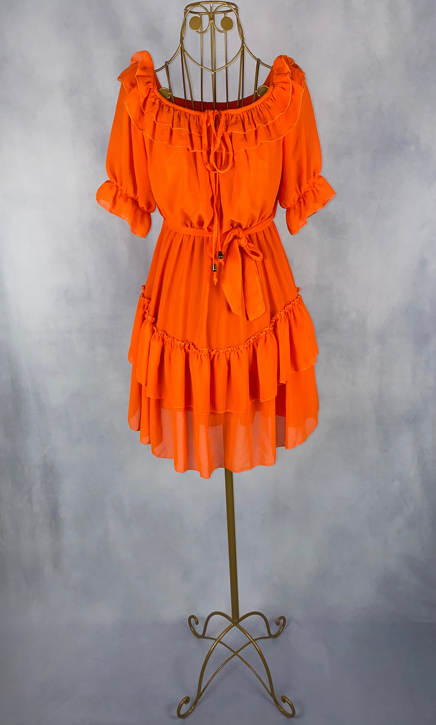 Kleid orange
