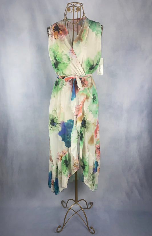 Kleid floral volant