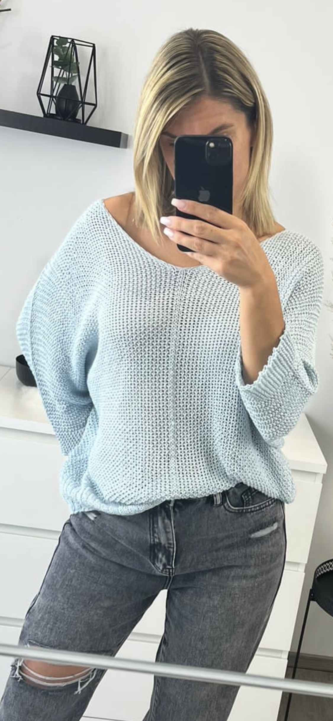 Pullover blau