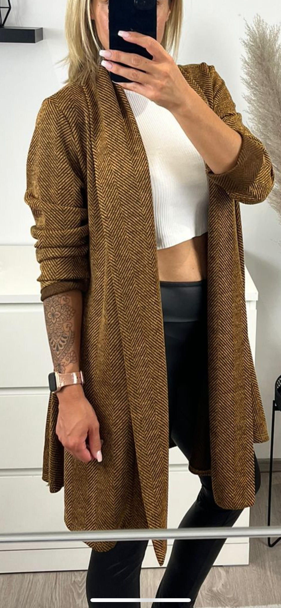 Cardigan braun