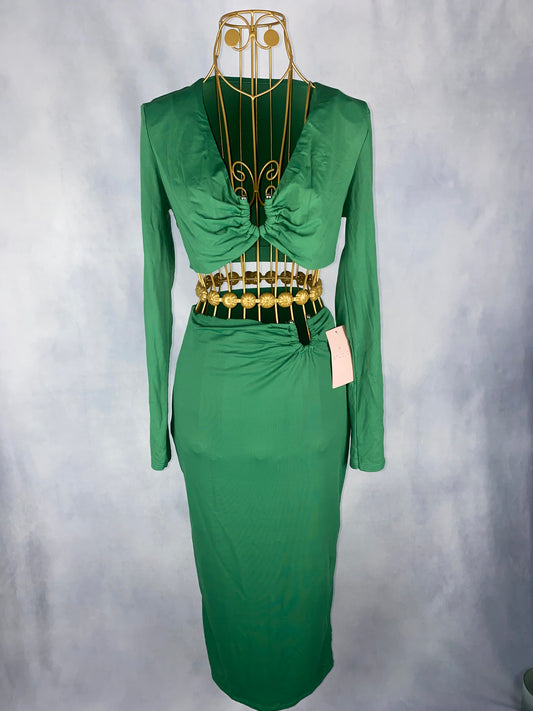 Kleid zweiteiler  grün