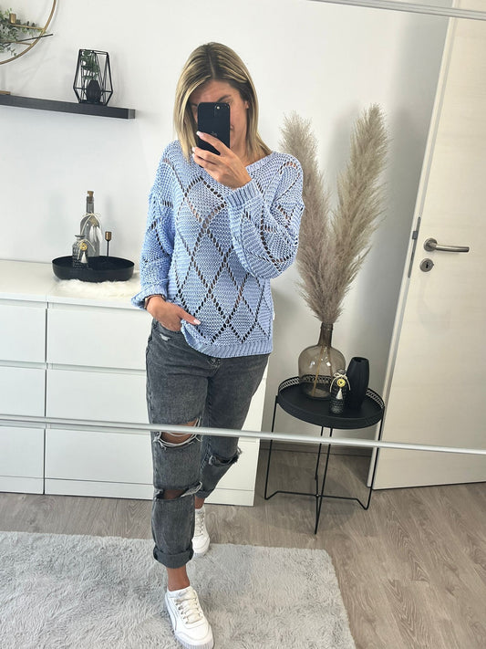 Pullover blau