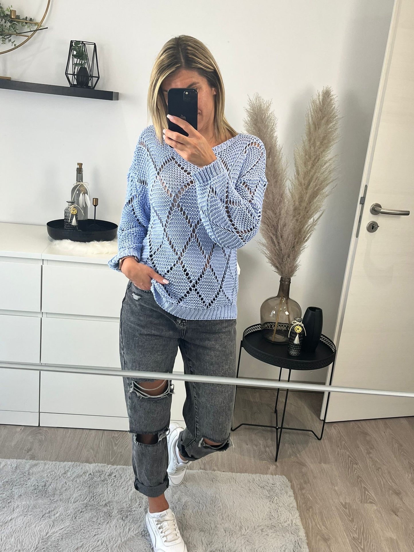 Pullover blau