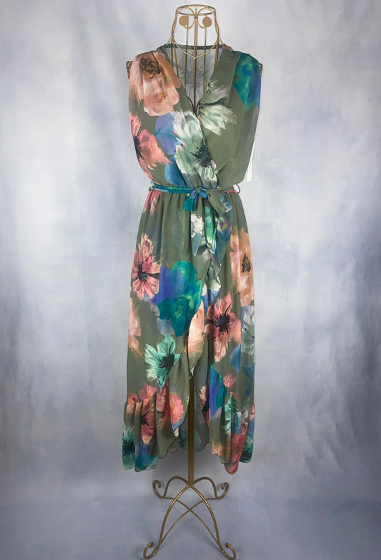 Kleid floral volant