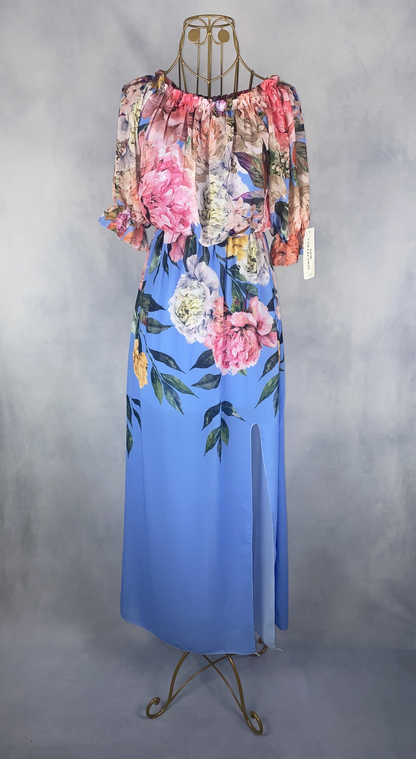 Kleid lang floral